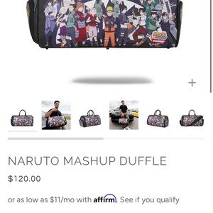 Sprayground Naurto duffel